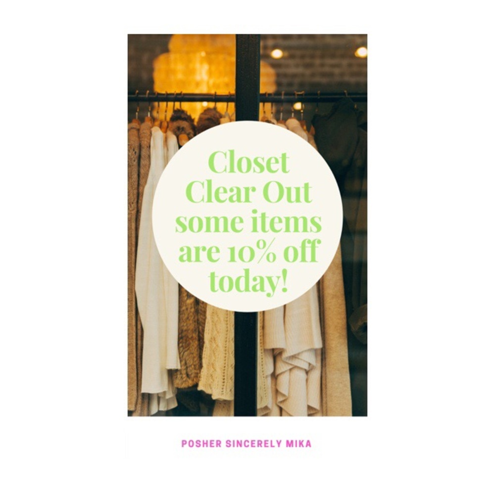 Closet Clear Out